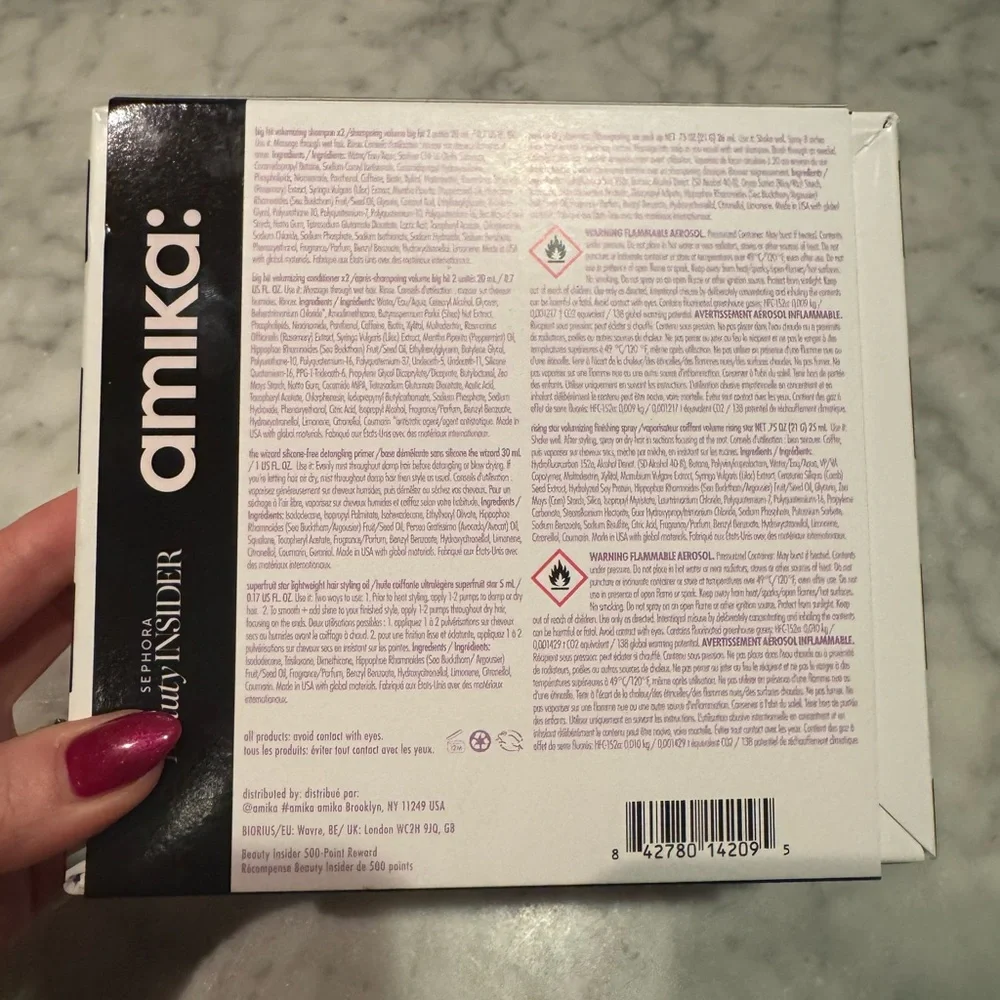 ✨New in Box - Amika Hair Care Set - Sephora Beauty Insider✨ - Picture 2 of 3
